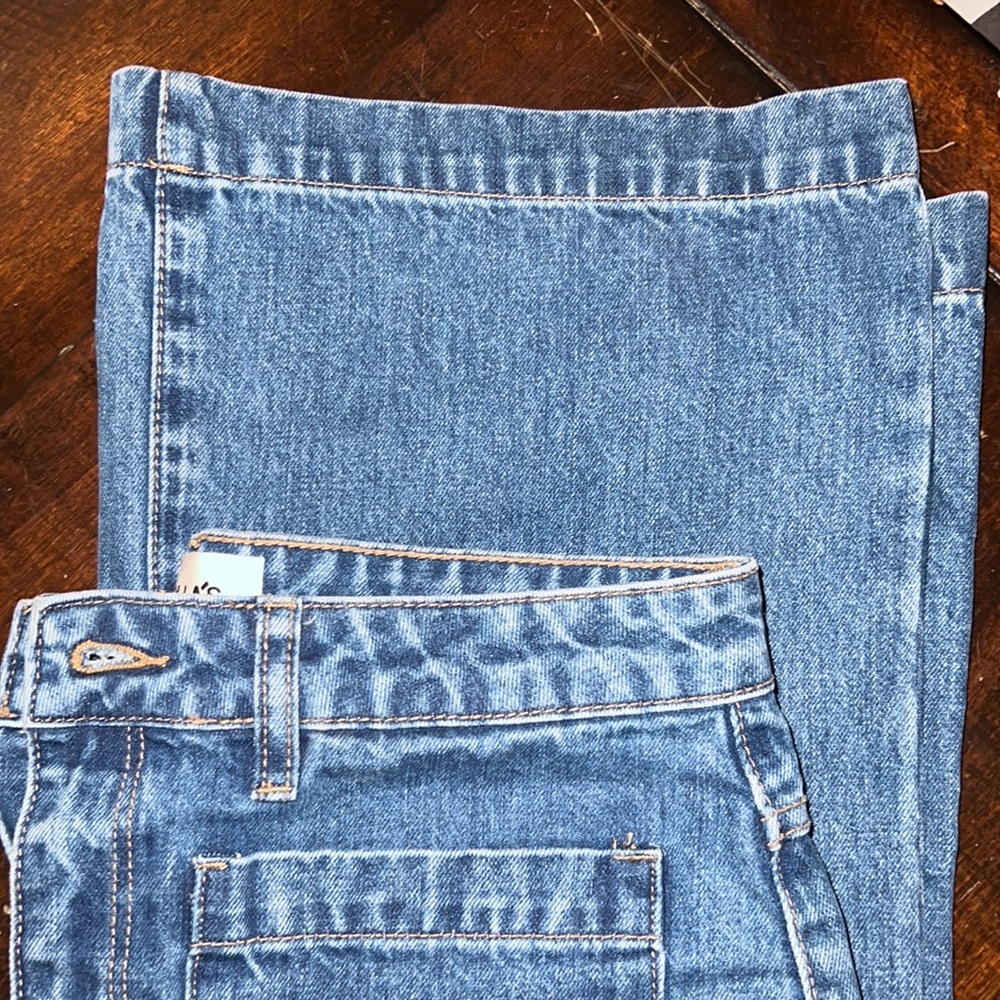 ROLLAS SIZE 30 HIGH RISE WIDE LEG JEANS